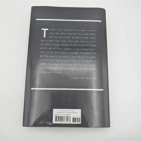 BECOMING Michelle Obama Personal Hardcover Biography Novel Non Fiction - Picture 2 of 2